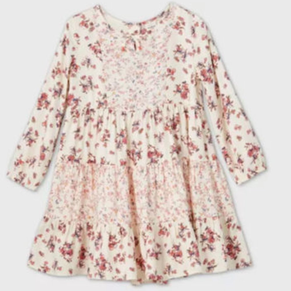 Girls' Floral Osh Kosh B'Gosh Dress, Tiered